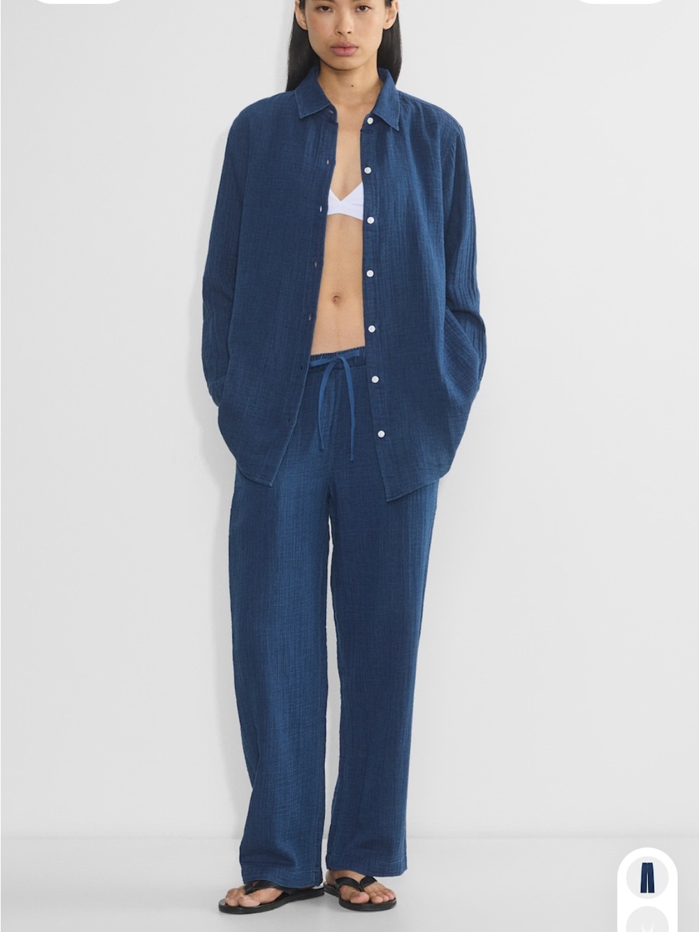 Aritzia little moon airplush cotton sail pants size XS